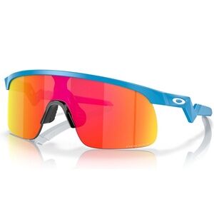 Oakley 00J9010 Resistor Rectangular Sunglasses, in color Sky blue/ Prizm Ruby